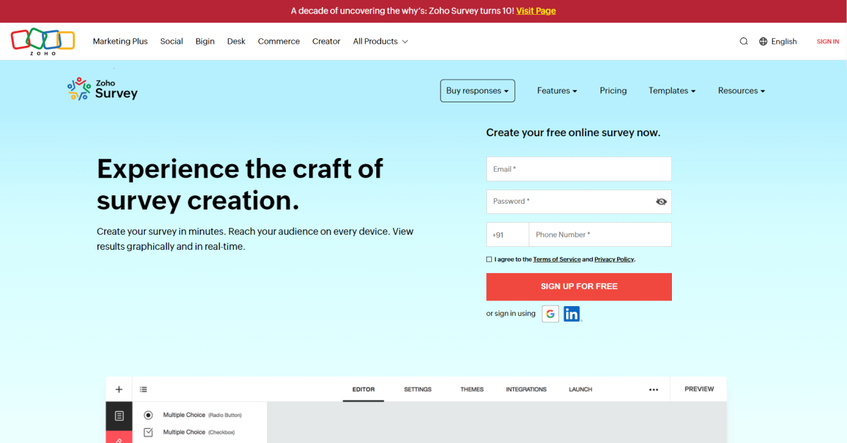 Zoho Survey