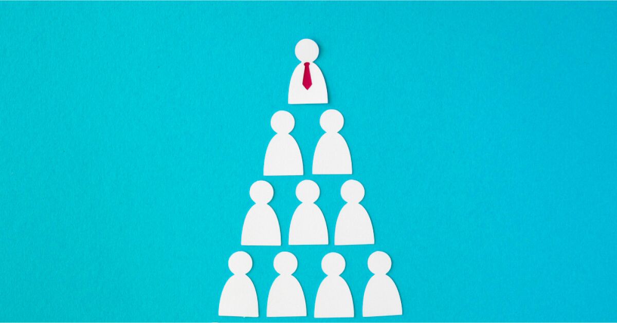 Hierarchy of the organizational structure