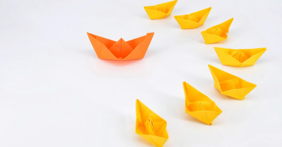 Origami of boats