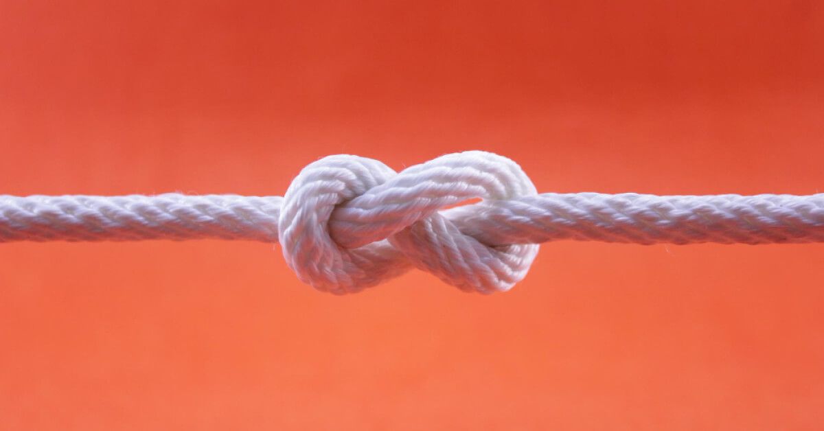 An image of a knot 