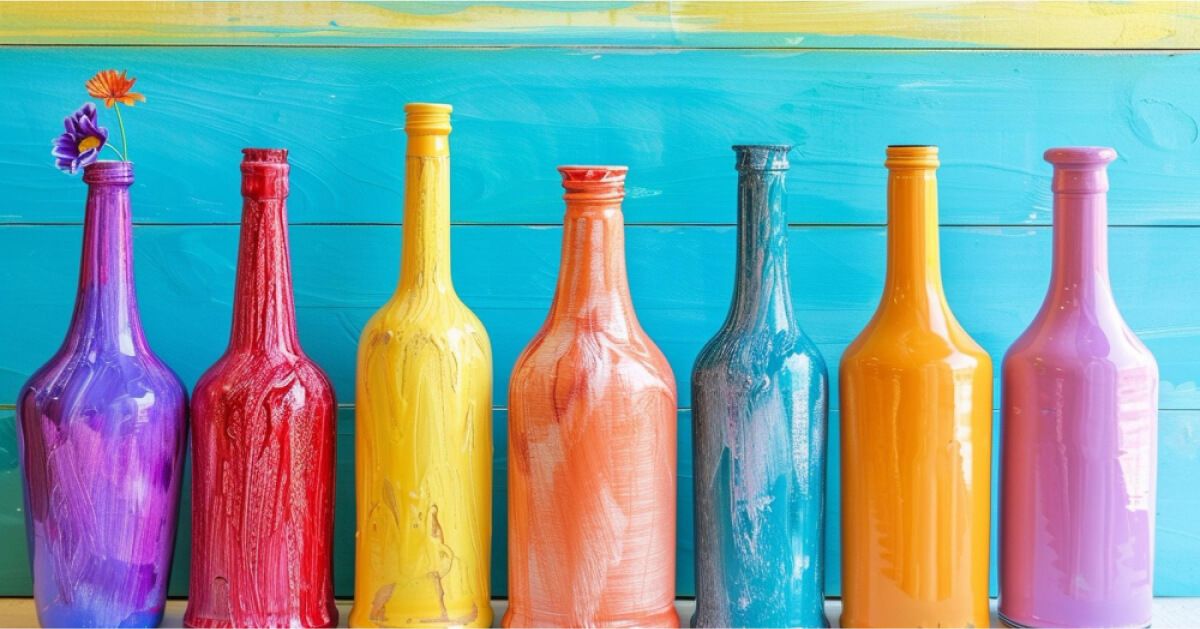 Painted bottles