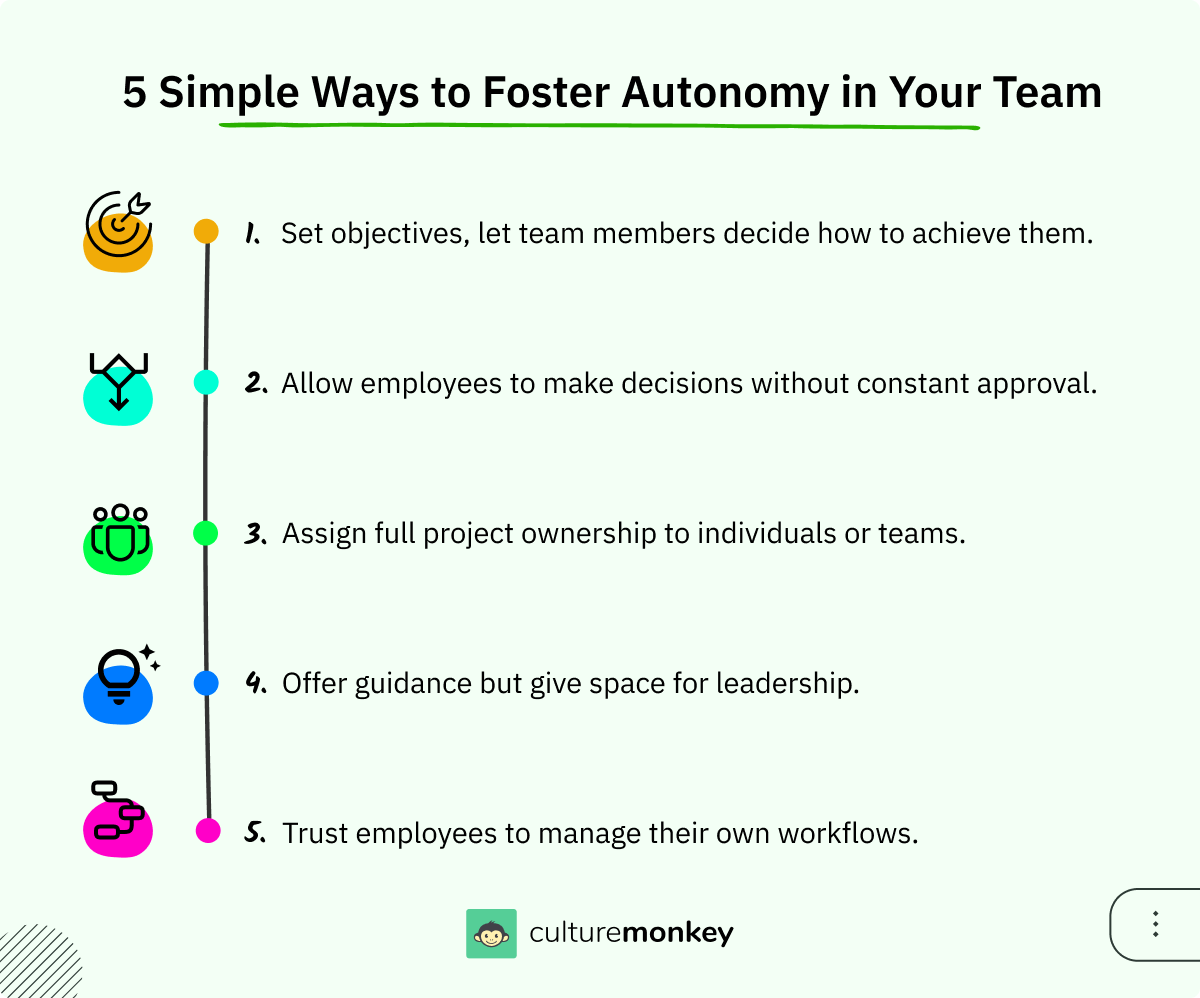 5 Simple Ways to Foster Autonomy in Your Team