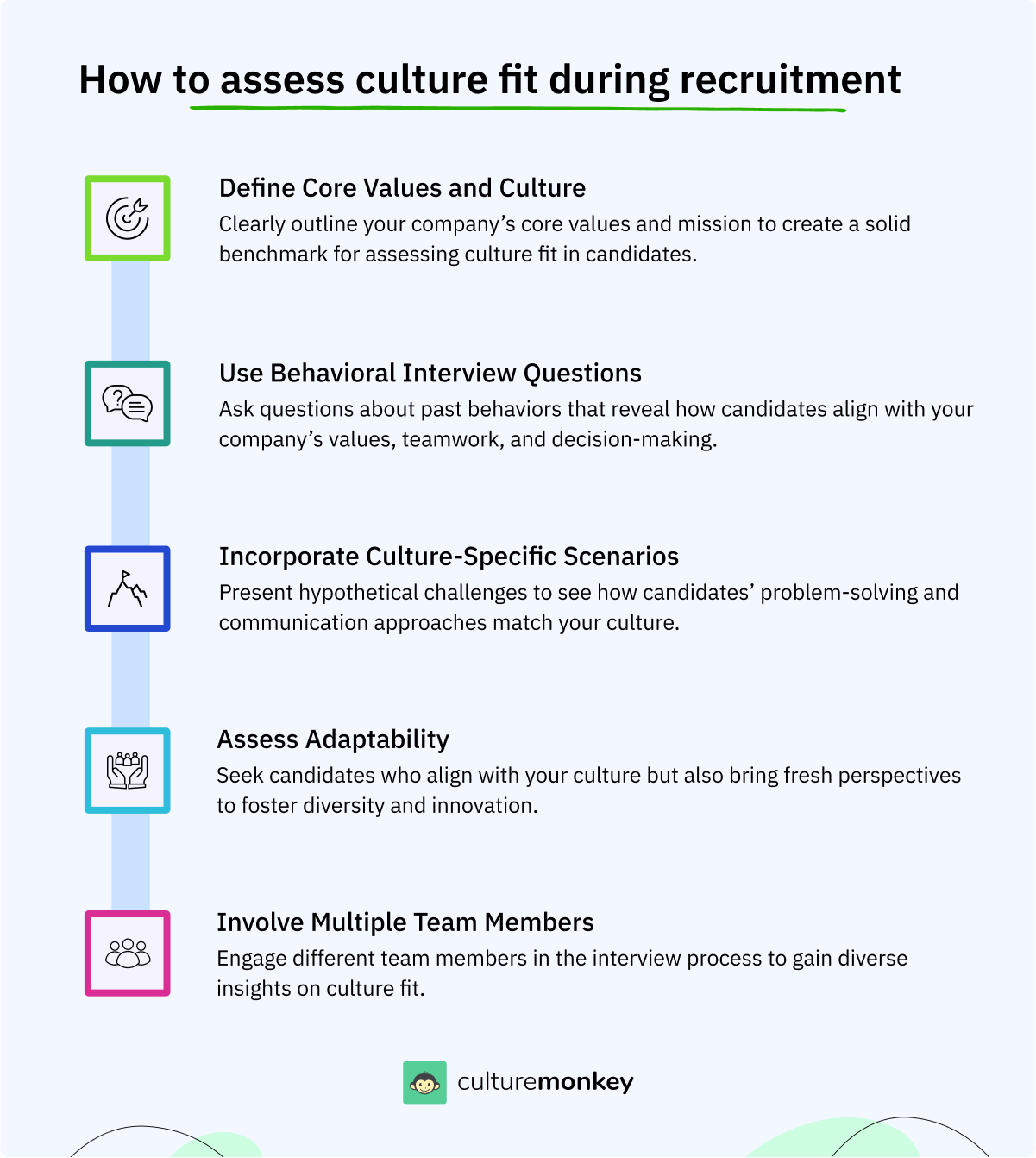 How to assess culture fit during recruitment