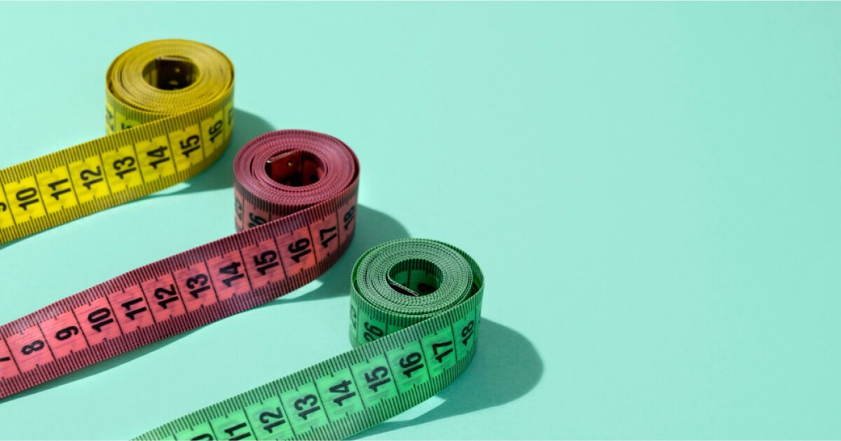 Three measuring tapes