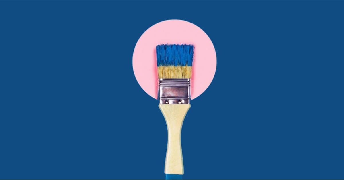 A painting brush 