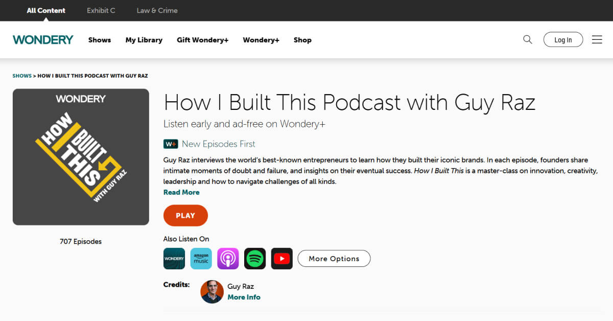 How I Built This – Hosted by Guy Raz