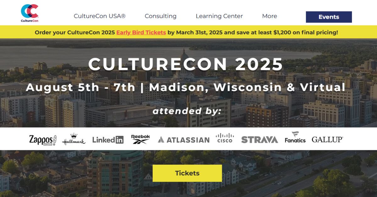 CultureCon 2025 – August 5-7 | Madison, WI