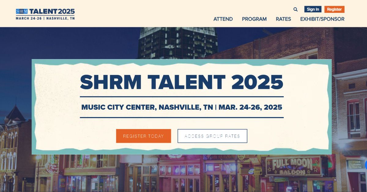 SHRM Talent Conference – March 24-26 | Nashville, TN