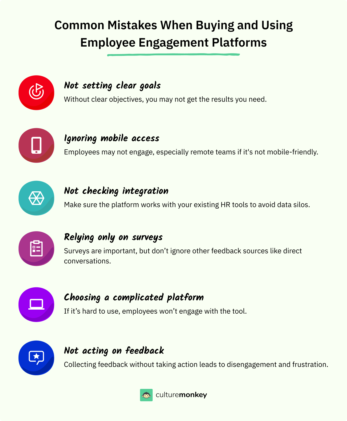 Common mistakes when buying and using employee engagement platforms 