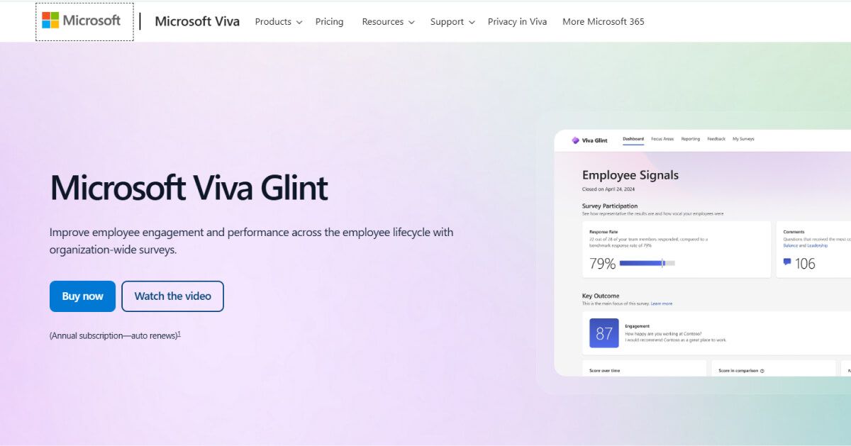 Microsoft Viva Glint