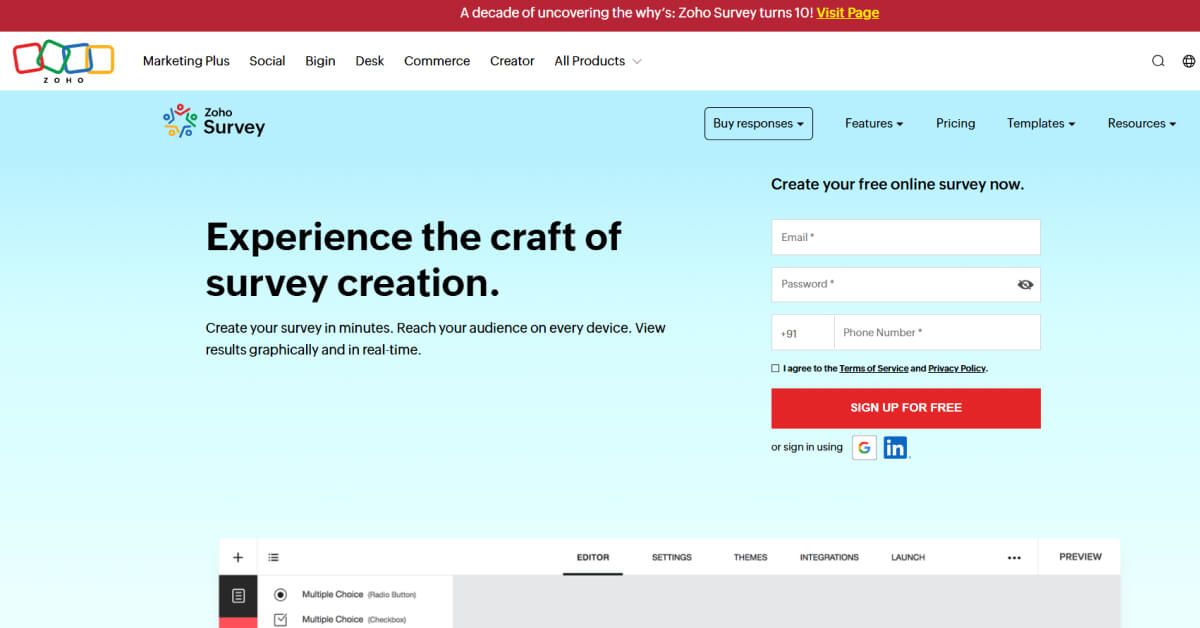Zoho Survey