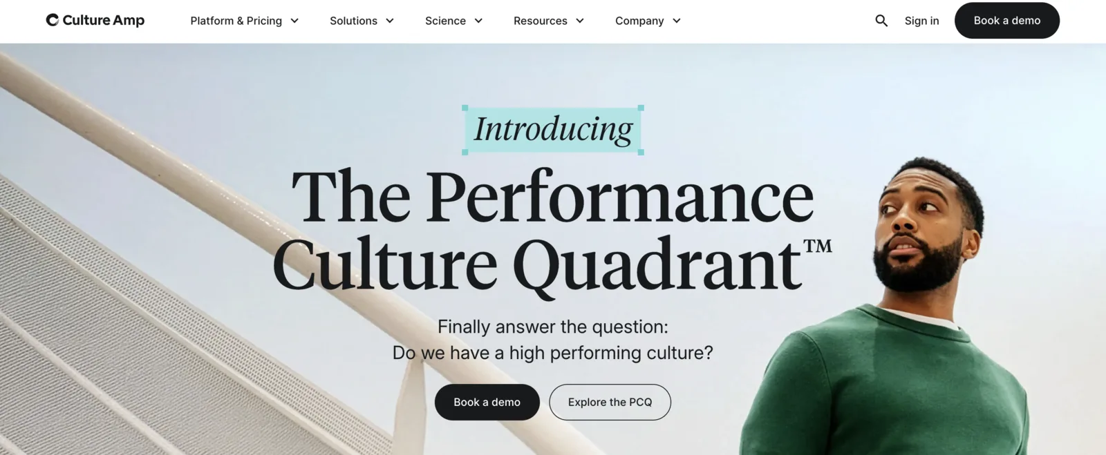 Culture Amp employee experience platform screenshot