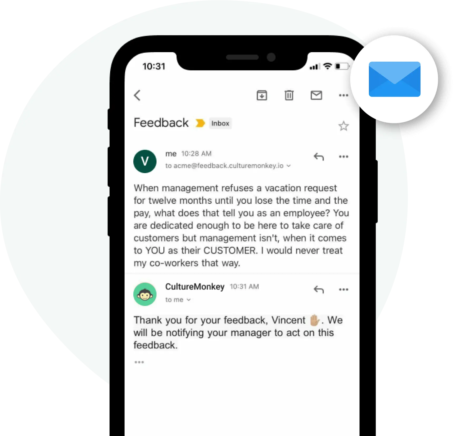 Use email integrations to boost survey participation rate