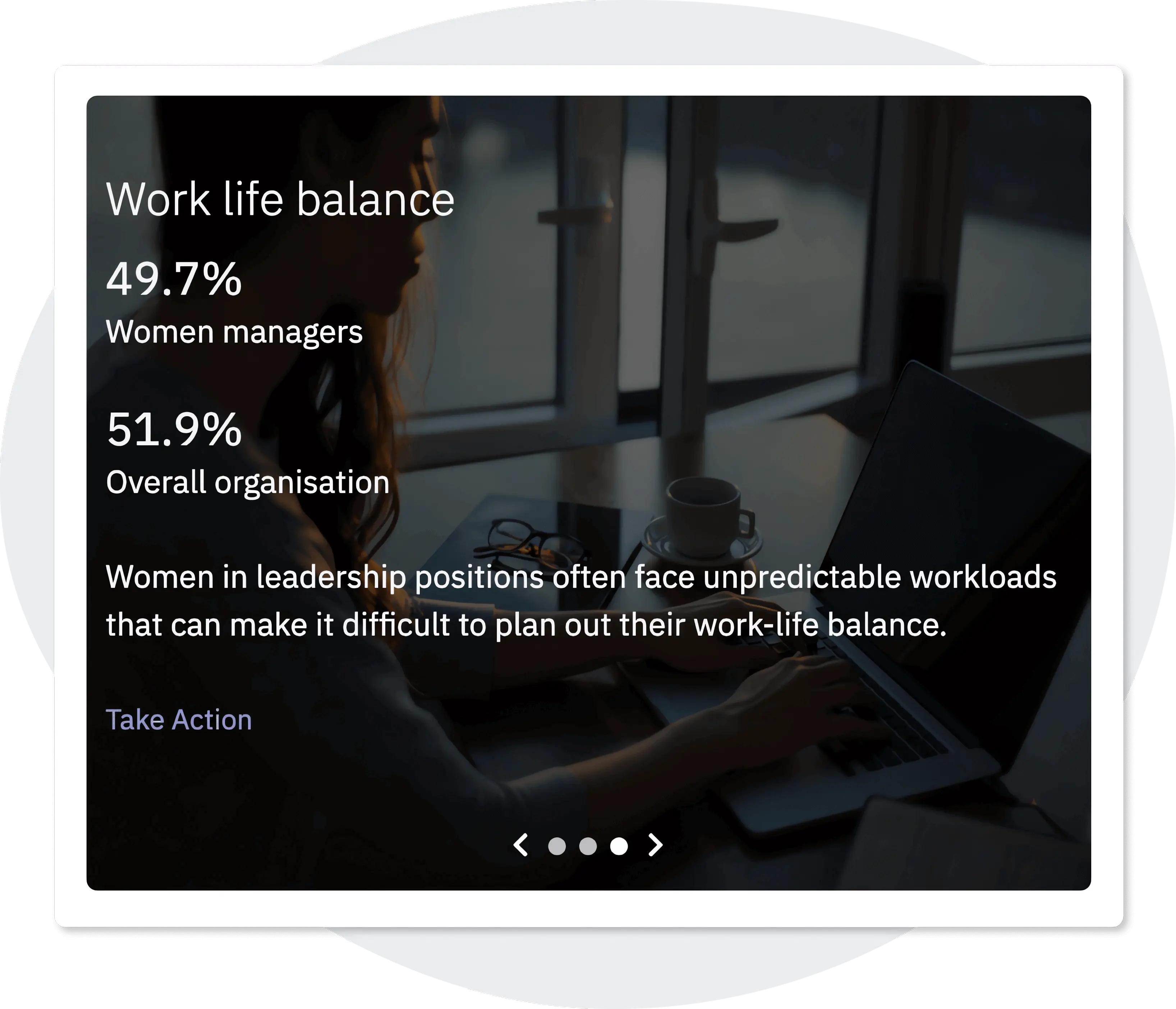Analyze and improve employee satisfaction for your health care heroesSend work life balance surveys to frequently curb the burnout issues for your employees