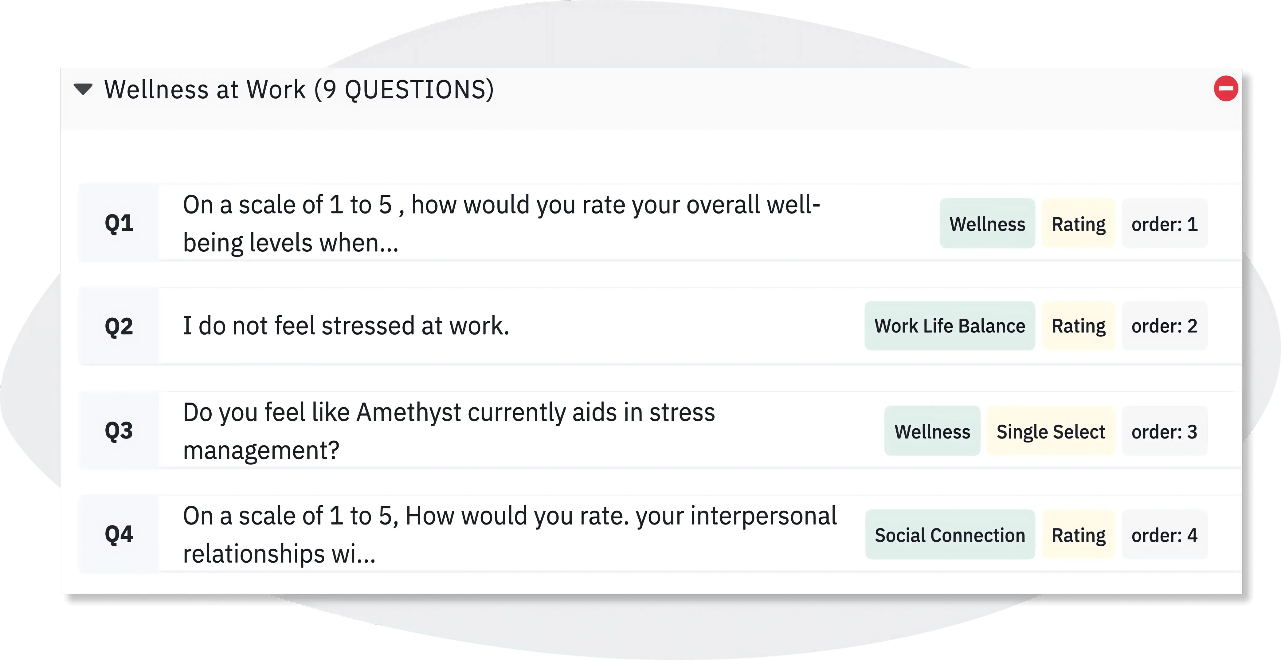 Leverage employee feedback to understand the employee wellness concerns anonymously.